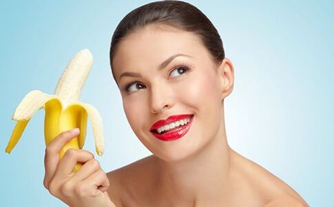 Masque des bananes pour le rajeunissement